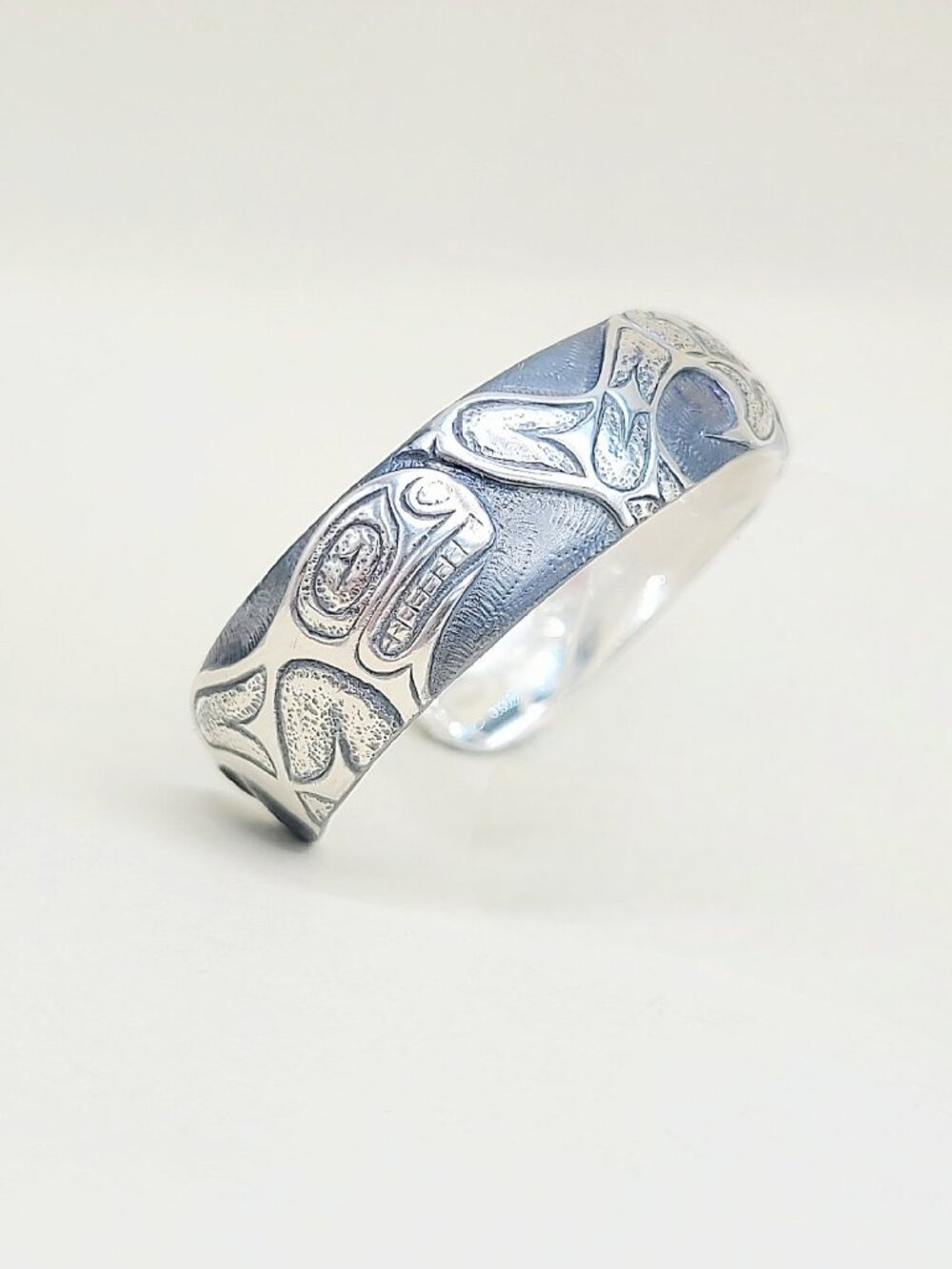 David Yurman Wide Northwest Cuff Bracelet in Sterling Silver - 17mm - 7" - Picture 5 of 13